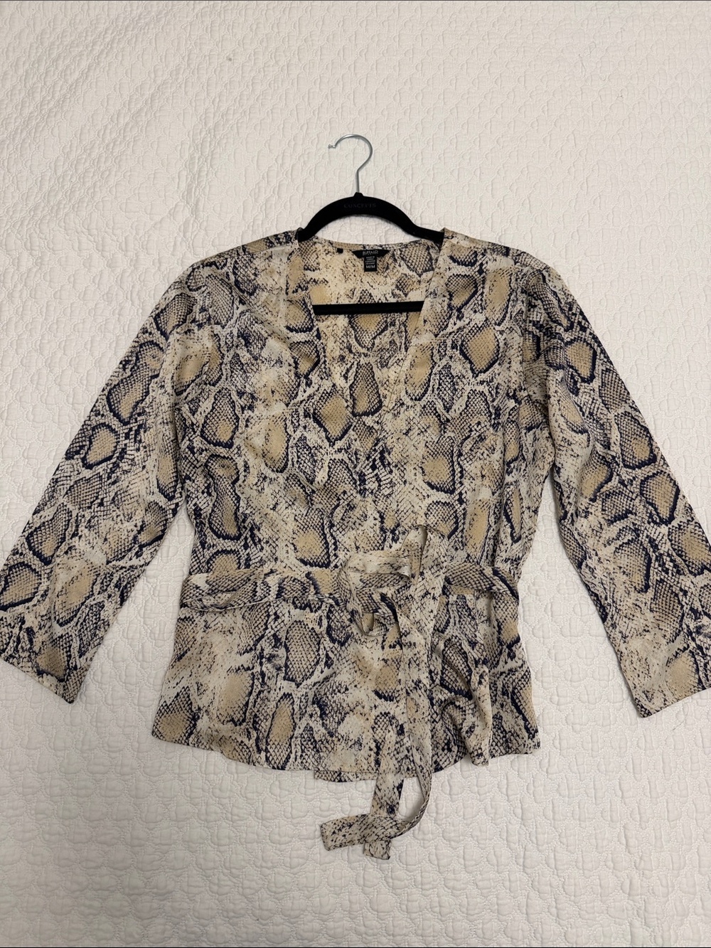 Buffalo women silky wrap top